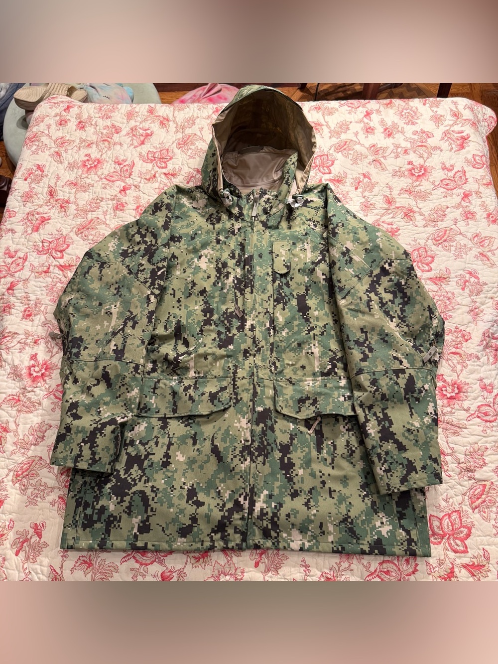 Vintage Kopka Parka US Navy Type 3 Digital Woodland Camo Waterpro